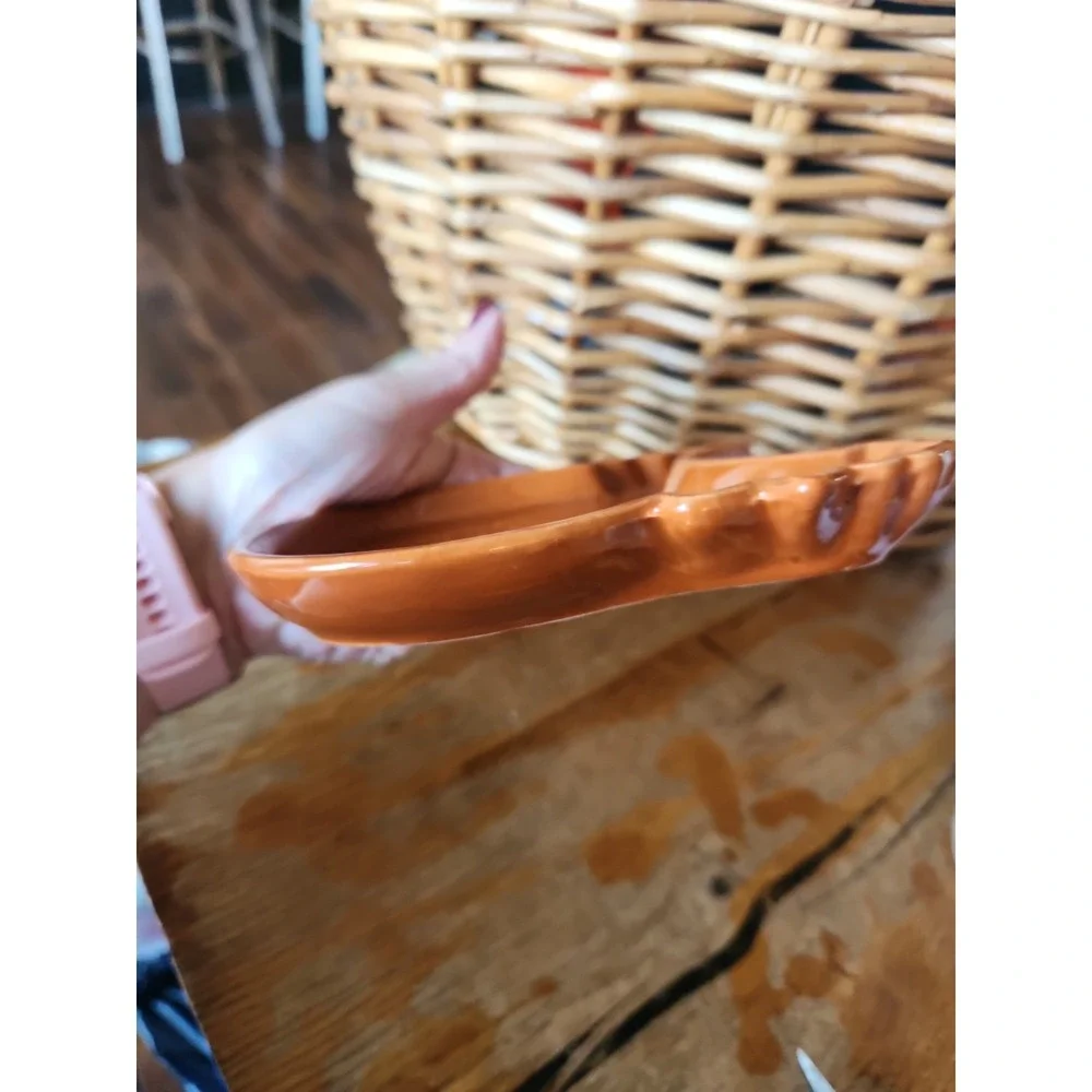 Chicken Red Hen Spoon Rest new Ceramic